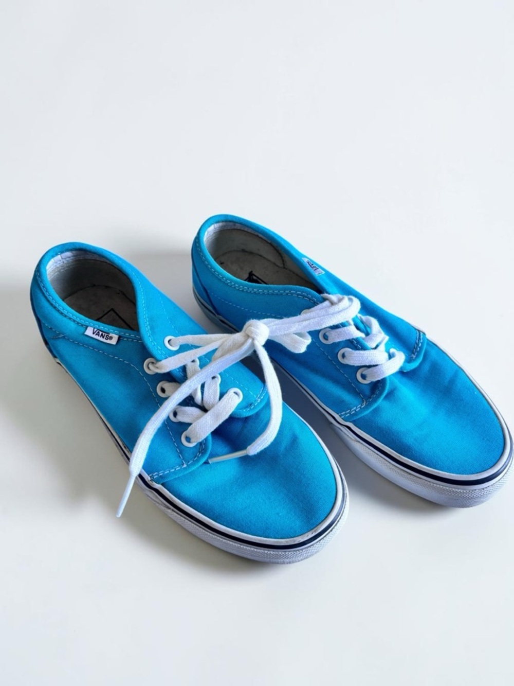 Vans Authentic Teal Sneakers Womens 6.5 Mens 5 Classic Skate Shoes